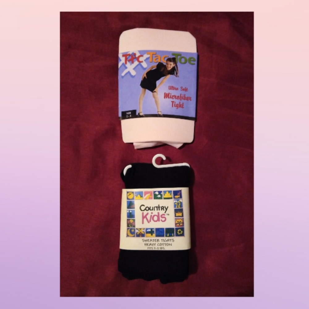 Lot of 2 Kids Tights